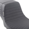 LE Pera #LK-591DLPTGP - Kickflip Daddy Long Legs Seat - Pleated w/ Gripp Tape - Black - FX '06-'17