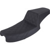 Saddlemen #891-04-172 - Step-Up Seat - Front Lattice Stitch - Black - Dyna