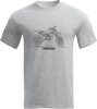 Hallman 2 Smoker T-Shirt - Gray - 2XL - Lutzka's Garage