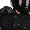 Thrashin Supply CO. #TMJ-10-12 - Highway v2 Denim Riding Jacket - Black - 2XL