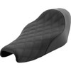 Saddlemen #807-11-002LS - Renegade™ Solo Seat - Lattice Stitched - Black - XL '04-'20