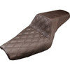 Saddlemen #807-03-172BR - Step-Up Seat - Front Lattice Stitch - Brown - XL