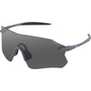 Bobster #BAER01 - Aero Sunglasses - Matte Gray - Smoke Silver Mirror Lens