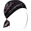 ZAN Headgear #ZM152 - Flydanna® Polyester Micromesh - Pinstripe Heart