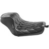 LE Pera #LK-326DM - Sprocket Solo Seat - Diamond - Black - XL '04-'23