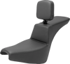 Saddlemen Tour Step-Up Seat - Rider Backrest - Plain - FXBB/FXST '18-'24