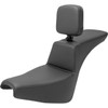 Saddlemen #818-30-194BR - Tour Step-Up Seat - Rider Backrest - Plain - FXBB/FXST '18-'24
