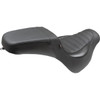 Mustang #76005 - Squareback Seat - Black - Tuck-n-Roll - Fat Bob '18-'23