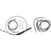 Burly Brand #B30-1311 - Touring Model Control Kit - Gorilla Ape Hanger - 14" - Stainless Steel
