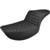 Saddlemen #882-09-171 - Step-Up Seat - Front Tuck-n-Roll - Black - FXR