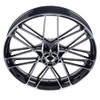 Black CNC Contrast 21inch Front Wheel