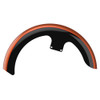 Amber Whiskey and Vivid Black 19" REVEAL WRAPPER HUGGER FRONT FENDER FOR '09-'23 HARLEY TOURING