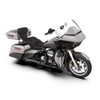 Billet Silver and Vivid Black 19" REVEAL WRAPPER HUGGER FRONT FENDER FOR '09-'23 HARLEY TOURING