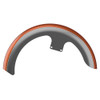 Amber Whiskey and Charcoal Pearl 21" REVEAL WRAPPER HUGGER FRONT FENDER FOR '09-'23 HARLEY TOURING