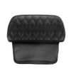 Advanblack Black Diamond Pattern Stitching Chopped Tour Pack Cushion Razor Backrest Pillow Pad For 2014+  Harley Tour-Pak Luggage
