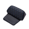 Advanblack Blue Diamond Pattern Stitching Chopped Tour Pack Cushion Razor Backrest Pillow Pad For 2014-2018 Harley Tour-Pak Luggage