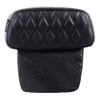 Raptor Small Backrest Pad with Black Custom Stitching for Harley Touring Models