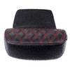 Raptor Small Backrest Pad with Red Custom Stitching for Harley Touring Models