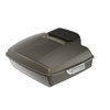 Advanblack Bronze Armor Chopped Tour Pack Pak Pad  Luggage Trunk For '97-'22 Harley Touring Street Electra Road Glide