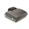 Advanblack Bronze Armor Chopped Tour Pack Pak Pad  Luggage Trunk For '97-'22 Harley Touring Street Electra Road Glide