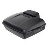Advanblack Black Pearl Chopped Tour Pack Pad Luggage Trunk For '97-'21 Harley Touring Street Electra Road Glide