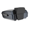 Advanblack Black Tempest Chopped Tour Pack Pad Luggage Trunk For 97-21 Harley Davidson Touring Street Electra Road Glide