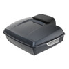 Advanblack Black Tempest Chopped Tour Pack Pad Luggage Trunk For 97-21 Harley Davidson Touring Street Electra Road Glide