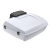 Advanblack Crushed Ice Pearl Chopped Tour Pack Pak Pad  Luggage Trunk For '97-'21 Harley Touring Street Road Glide