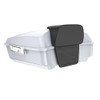 Advanblack Crushed Ice Pearl Chopped Tour Pack Pak Pad  Luggage Trunk For '97-'21 Harley Touring Street Road Glide