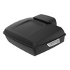 Advanblack Denim Black Chopped Tour Pack Pad Luggage Trunk For '97-'21 Harley Davidson Touring Street Electra Road Glide