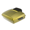 Advanblack Eagle Eye Yellow Chopped Tour Pack Pad Luggage Trunk For '97-'21 Harley Davidson Touring Street Electra Road Glide