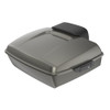 Advanblack Industrial Gray (Glossy) Chopped Tour Pack Pad Luggage Trunk For '97-'21 Harley Davidson Touring Street Electra Road Glide
