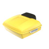 Industrial Yellow RUSHMORE CHOPPED TOUR PACK PAK FOR '97-'22 HARLEY TOURING / SOFTAIL