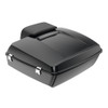 Advanblack Midnight Pearl Chopped Tour Pack Pad Luggage Trunk For '97-'21 Harley Touring Street Electra Road Glide