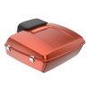 Advanblack Orange Lava Chopped Tour Pack Pad Luggage Trunk For '97-'21 Harley Davidson Touring Street Electra Road Glide