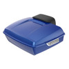 Pacific Blue  Chopped Tour Pack Pad Luggage Trunk For '97-'21 Harley Davidson Touring Street Electra Road Glide
