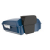 Advanblack Reef Blue Chopped Tour Pack Pak Pad  Luggage Trunk For '97-'22 Harley Touring Street Electra Road Glide