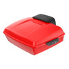 Advanblack Scarlet Red Chopped Tour Pack Pad Luggage Trunk For '97-'21 Harley Davidson Touring Street Electra Road Glide