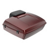 Advanblack Stiletto Red Chopped Tour Pack Pak Pad Luggage Trunk For  '97-'21 Harley Touring Street Electra Road Glide