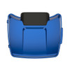 Bright Billiard Blue Chopped Tour Pack Pad Luggage Trunk For '97-'23 Harley Touring