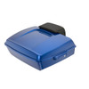 Bright Billiard Blue Chopped Tour Pack Pad Luggage Trunk For '97-'23 Harley Touring
