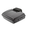 Blackened Cayenne Chopped Tour Pack Pad Luggage Trunk For '97-'23 Harley Touring