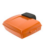 Baja Orange Chopped Tour Pack Pad Luggage Trunk For '97-'23 Harley Touring