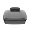 Black Pearl Chopped Tour Pack Pad Luggage Trunk For '97-'23 Harley Touring