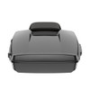 Black Quartz Chopped Tour Pack Pad Luggage Trunk For '97-'23 Harley Touring