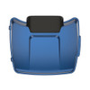 Dark Blue Pearl Chopped Tour Pack Pad Luggage Trunk For '97-'23 Harley Touring