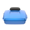 Electric Blue Chopped Tour Pack Pad Luggage Trunk For '97-'23 Harley Touring