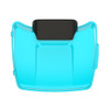 Frosted Teal Chopped Tour Pack Pad Luggage Trunk For '97-'23 Harley Touring