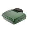 Kinetic Green Chopped Tour Pack Pad Luggage Trunk For '97-'23 Harley Touring