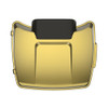 Olive Gold Chopped Tour Pack Pad Luggage Trunk For '97-'23 Harley Touring